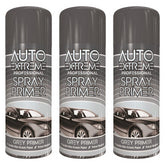 3X Auto Extreme Grey Primer Spray 400ml Spray Paint